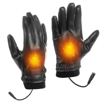Ръкавици с топъл басейн, топли зимни ръкавици с вграден нагревателен лист, които работят от USB, от мек полиуретан, устойчиви на Зимни работни ръкавици за мъже, дамски