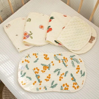 Детски възглавници, възглавници за подкрепа на главата на детето, възглавница за сън с модел, детска Плоска възглавница за деца, новородени, от 0-3 години