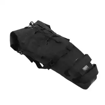 Водоустойчив мотор чанта с множество точки за закрепване на Велосипедна чанта с светоотражающей печат за повечето видове велосипеди