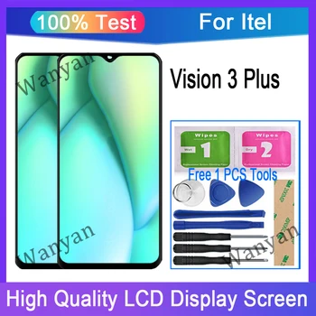 Оригиналът е за подмяна на LCD дисплея Itel Vision 3 Plus сензорен екран и цифров преобразувател
