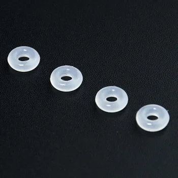 Artibetter 80ШТ прозрачни гумени пръстени-тапи за използване самостоятелно или с предпазител-клипсой