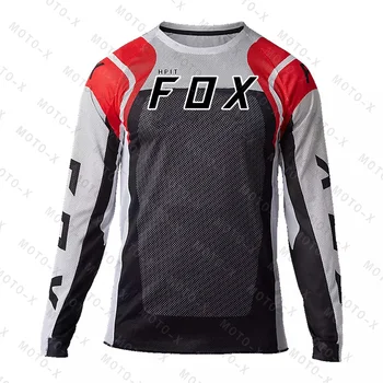 Мъжка риза Hpit Fox МТБ Cycling с дълъг ръкав за мотокрос, велосипедна облекло Ендуро Pro, велосипедна оборудване Man Moto Cross Bicycle