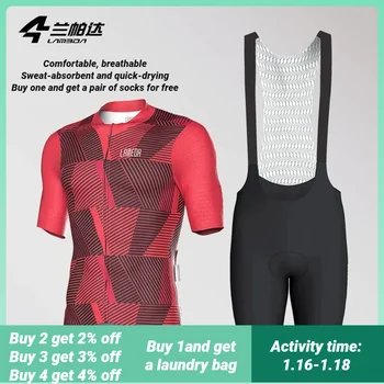 Мъжка велосипедна дрехи, удобни велосипедни шорти, дишаща мъжки комплект от джърси за велоспорта, бързосъхнеща, впитывающая пот велосипедна риза