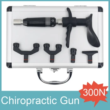 Инструмент за регулиране на хиропрактика, 4 глави, пистолет за корекция на интензитета, пистолет за масаж престилка, Медицински професионален инструмент