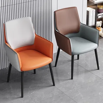 Столове за всекидневна Красиви трапезни столове Модерен Метален стол за хранене в скандинавски стил и на най-Мързеливите Домашни шезлонги Salle Manger Мебели за дома