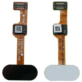 За OnePlus 5 1 + 5 A5000 Бял/черен цвят на клавиш Home Бутон на пръстови отпечатъци Гъвкав кабел