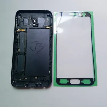 Оригинална Новост За Samsung Galaxy J3 Pro 2017 J330 J330F J330G J330FD Корпуса на Телефона Задната част на Рамката на Задния Капак на Отделението за батерията + Лепило