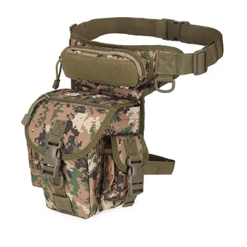 Военна тактическа чанта за краката, поясная чанта за инструменти, ловна чанта, поясная чанта за каране на мотоциклет, мъжки военни скута чанти
