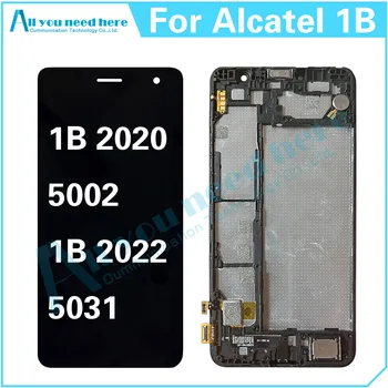 100% Тест AAA за Alcatel 1Б 5002 5031 LCD сензорен дисплей, Дигитайзер, в събирането, Подмяна на резервни части