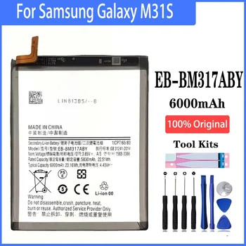 100% батерия с висок капацитет EB-BM317ABY 6000 mah За Samsung Galaxy M31S M317 M317F Смяна на Телефона С инструменти