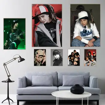 Плакат Tom Kaulitz Tokio Hotel, подарък, начало декор, картинката, за да хол, спалня, малка