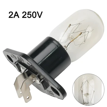 Крушка за микровълнови фурни Лампа за микровълнова печка 2A 250 Крушка и основата не може да бъде разглобено и Липсата на ясна осветление на хладилника
