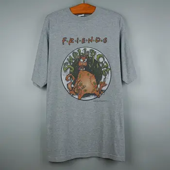Реколта тениска Friends Smelly Cat 1997 с дълъг ръкав