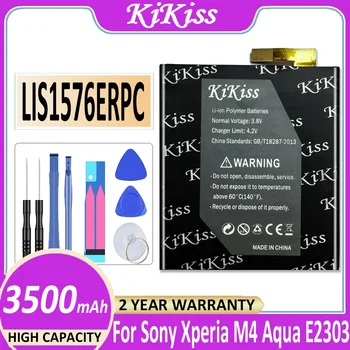 За Sony 3500mA LIS1576ERPC Батерия За SONY Xperia M4 Aqua E2353 E2303 E2333 E2306 E2312 E2363 Телефон Batteria + Безплатни Инструменти