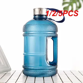 1/2 /5ШТ Спортна бутилка за вода с дръжка, запечатани, за спорт на открито, фитнес, джогинг, фитнес зала, чаша за вода с голям капацитет