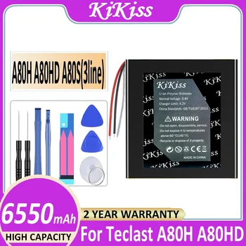 Батерия KiKiss 6550 ма за Teclast A80H A80HD A80S A80se X80H X80HD X80 Plus & Pro & Power Tablet PC Bateria