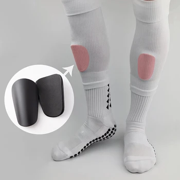 1 чифт накладки за опашка за мини футбол, устойчив на абразия амортизирующий протектор за крака, лесно преносима футболна тренировочная дъска за прасец