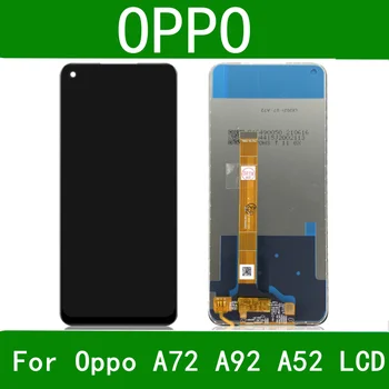 Оригиналът е за Oppo A72 А92 Смяна на LCD дисплей + Дигитайзер докосване на екрана, За Oppo A52 CPH2059 CPH2067 CPH2069 Дисплей