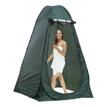 Палатка за обличане, Преносим Походный тоалетна, Изскачащи палатки за уединение, Складное подслон от дъжда, богат на функции единично палатка за уединение За