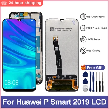 Избор за Huawei P Smart 2019 LCD дисплей с сензорен цифрователем, резервни части за дисплея на P Smart 2019 за POT-LX1 L21 LX3