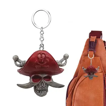 Ключодържател с черепа, страховито Висулка за Хелоуин за ключове, украса за парти на Хелоуин, Джаджа за чанта през рамо, ключ за мобилен телефон.