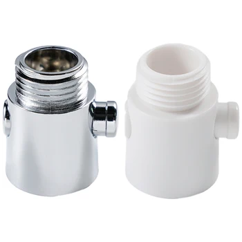 удобен здрав спирателен клапан 2 елемента, универсален за ръчен душ-глави, смяна на регулатора на дебита в градината на тоалетната Практичен