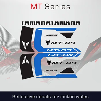 Стикер с пълна топливным резервоар на мотоциклет, изработени по поръчка в няколко цвята с логото на MT-07, новост за MT-07 MT07