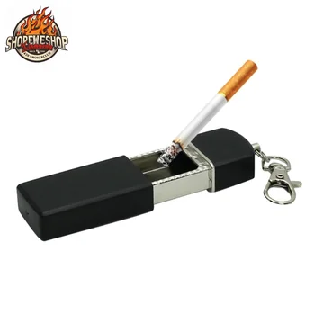 Преносим мини-метални пепелник SHOREWE с брелками за ключове Преносима креативна мультяшная пепелник за външно уплътняване влагоустойчив, отговарят на високи инструмент