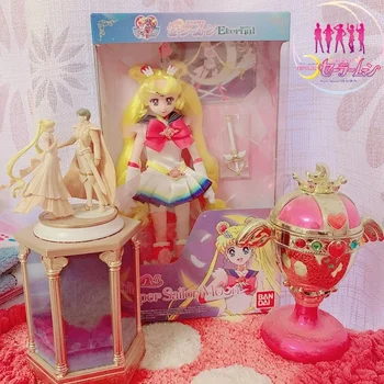 22 см Sailor Moon Бандай Истински Супер Вечна Фигурки в стил аниме Кукла Фигурки Модел Играчки, Колекция от Подаръци за момичета