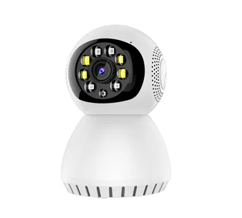 Пълноцветен безжична PTZ IP куполна камера с приложение YiLot 2MP 1080P, откриване на хуманоиди с помощта на изкуствен интелект, домашна сигурност, видеонаблюдение, домофонна система, следи бебето