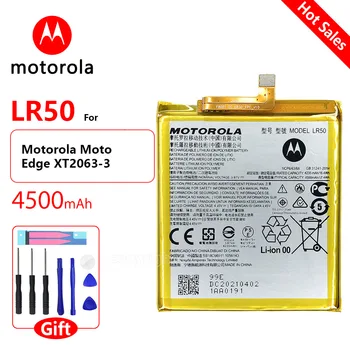 Оригинална батерия Motorola LR50 за батерията на телефона Motorola MOTO edge LR 50 серия 4500mah живот Batteria + Номер за проследяване