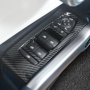 SBTMY 4 бр./компл. Декоративна рамка от въглеродни влакна за панел стеклоподъемника автомобил На BYD Atto 3 2022 2023 EV Юана