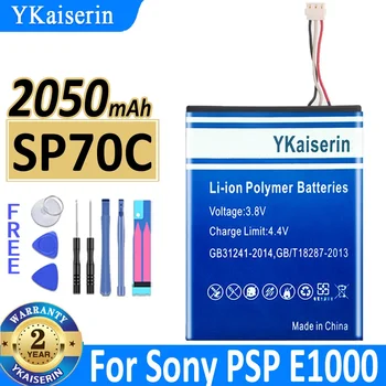 YKaiserin Взаимозаменяеми Батерия SP70C 2050mAh за Sony PSP E1000 E1002 E1004 E1008, Пулса Безжична Слушалка 7.1