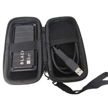 Лесен за носене, пътни чанти за SSD-диск BLACK P40, удароустойчив калъф за носене, нова совалка