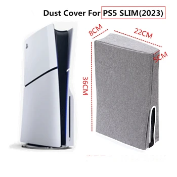 За PS5 slim Прахоустойчив калъф със защита от надраскване, водоустойчив корпус, моющийся защитен калъф за PS5 slim Disc & Digital Console