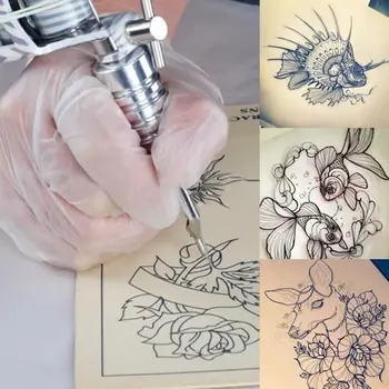 Двустранен комплекти за имитация на татуировка премиум-клас за обучение на начинаещи татуировочным иглам