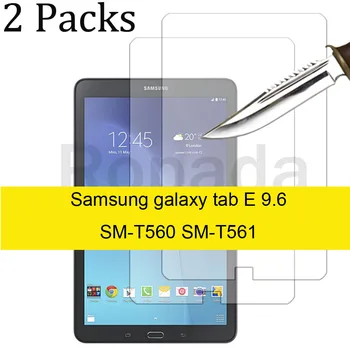 2 ЕЛЕМЕНТА за Samsung galaxy tab E 9.6 SM-T560 SM-T561 протектор на екрана от закалено стъкло 2.5 D 9H 0.33 филм за преден капак на таблета