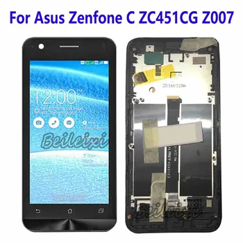За Asus Zenfone C ZC451CG Z007 LCD дисплей С Сензорен Екран Дигитайзер В Събирането На Asus Zenfone C ZC451CG