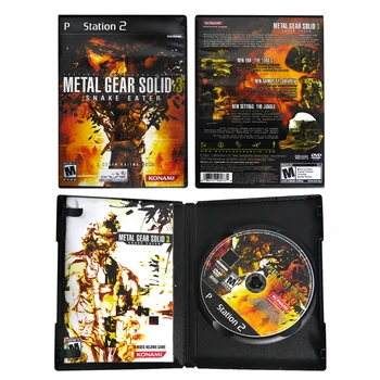 PS2 Metal Gear Solid 3 Копие на Диск Отключване на Конзолната станция 2 Ретро Оптичен Водача резервни Части за игри