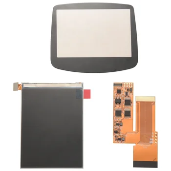 Подмяна на IPS LCD екран с лентови вериги кабел Ремонт на покрива на екрана на Пълен комплект за конзолата за видео игри GameBoy Advance GBA