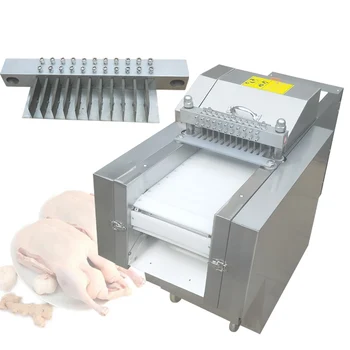 Автоматична машина за рязане на замразено месо Машина за нарязване на пилешки гърди Търговска Машина за рязане на скелета на месо от домашни птици
