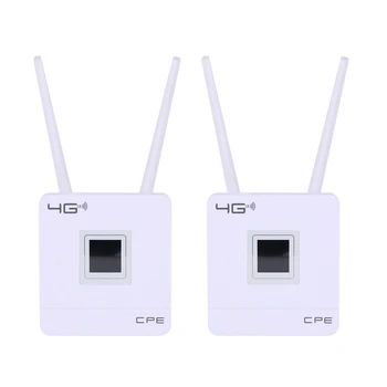2X 3G LTE 4G Wifi Рутер 150 Mbit/с Преносима Точка за Достъп Отключени Wi CPE Рутер Със Слот За Сим-карта WAN/LAN Порт Plug EU