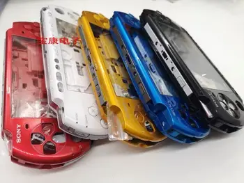 Цветна Пълен Комплект за Смяна на Корпуса на Корпуса за Sony PSP3000 PSP 3000 Калъф За Игрални Конзоли, резервни Части за Ремонт на