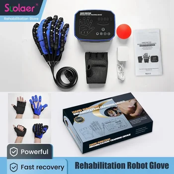 Ръкавици за рехабилитация на робота, симулатор за отпечатъци, апарат за лечение на инсулт, Хемиплегия, Церебрална парализа, Физиотерапевтическое устройство за тренировка на ръцете