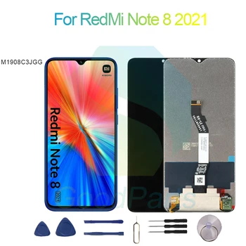 За RedMi Note 8 2021 LCD дисплей е с 6,3 