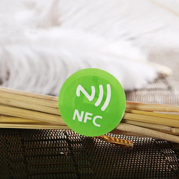 1бр непромокаеми NFC стикери от PET материал Smart Ntag213 за всички телефони