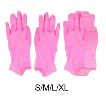 100 броя нитриловых за еднократна употреба, ръкавици ръкавици за Еднократна употреба, за работа от дома, за да играят в офиса
