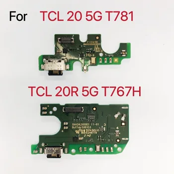 Оригиналът е за TCL 20R 5G T767H TCL 20 5G T781 Четец за sim-карти Тава Жак Слот Притежателя Flex Calbe Протестированная Такса за Сим-Зарядно Устройство Flex