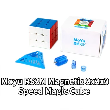 [Funcube] 2020 Moyu RS3M Магнитен 3x3x3 Магистралата Магически Куб RS3M Бързо Пъзел MF3RS3 Пъзел Куб Магнит 3x3 Magico Cubo на Играчките-Пъзел