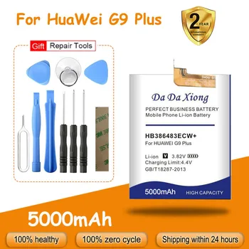 Пълна Защита и сигурност на 5000 ма HB386483ECW + Батерия За HuaWei MaiMang 5 G9 Plus MLA-AL00 MLA-AL10 G9Plus